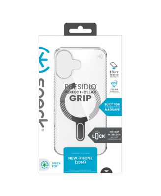 Presidio Perfect Clear Grip Case with ClickLock for Apple iPhone 16