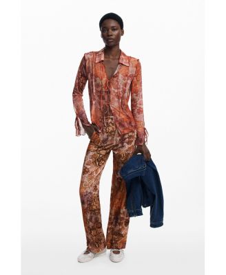 Women's Chiffon T-shirt with bows