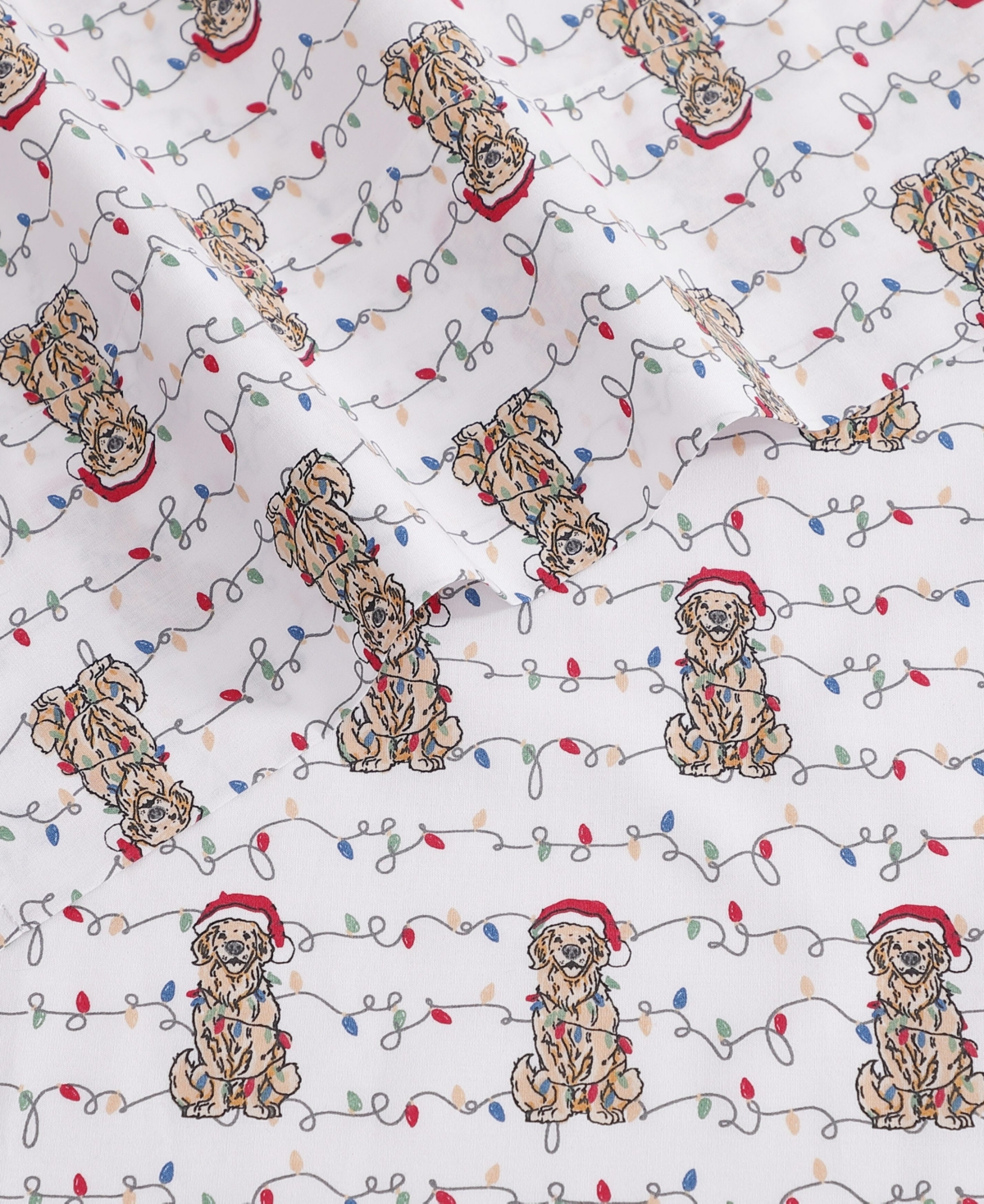 Tommy Bahama Printed Holiday 200-thread Count Cotton 4-pc. Sheet Set, Queen In White