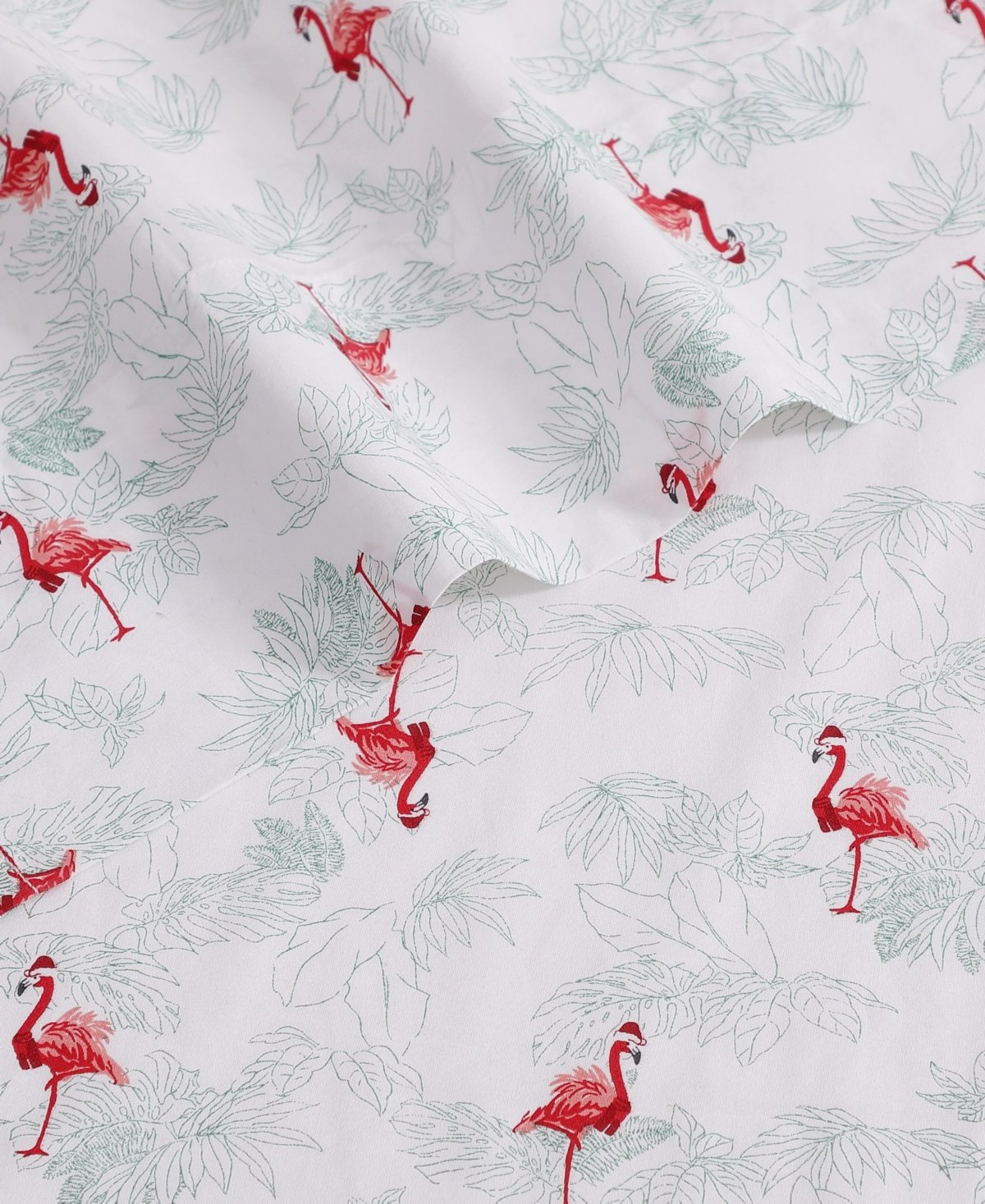 Tommy Bahama Printed Holiday 200-thread Count Cotton 4-pc. Sheet Set, Queen In White