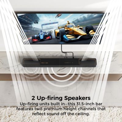 Skywave F40 Boom 5.1.2ch Sound Bar with Dolby Atmos, Surround Sound System for TV with 2 Surround Speakers, 460W