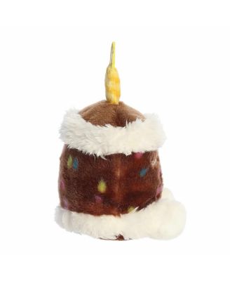 Mini Choco B'day Cake Palm Pals Adorable Plush Toy Brown 5"