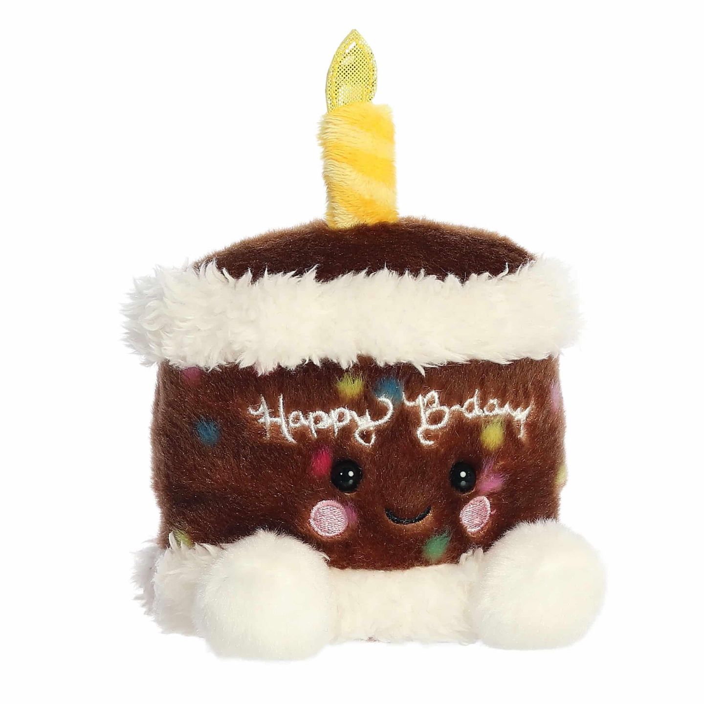 Детская мягкая игрушка Aurora Palm Pals Choco B'day Cake Mini Plush, цвет: Коричневый — фото 2