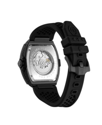 Men's Silver Stainless Steel Watch, 44mm