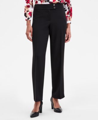 Women's High Rise Wide-Leg Pants, Regular & Petite