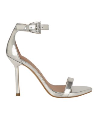 Women's Insraa Rhinestone Buckle Stiletto Dress Sandals