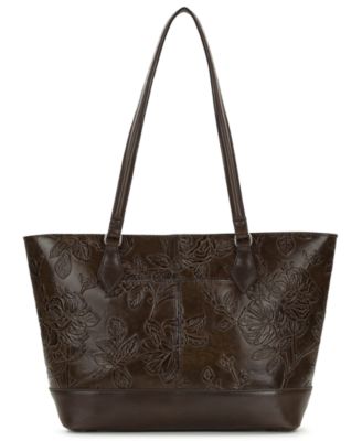 Patricia Nash - Meka Bark Leaves Textured Tote Bag