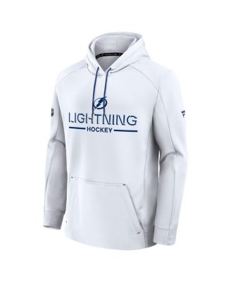 Men's White Tampa Bay Lightning Authentic Pro Rink Hoodie