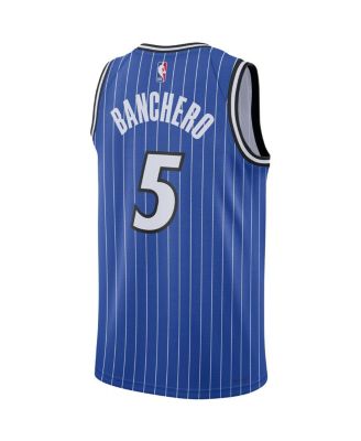 Men's and Women's Paolo Banchero Blue Orlando Magic Swingman Player Icon Edition Jersey