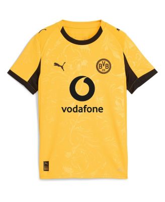 Big Boys and Girls Yellow Borussia Dortmund 2025/26 Cup Replica Jersey