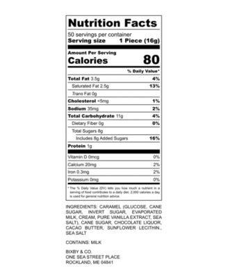 Sea Salted Caramel Gift Box Milk Chocolate, 18 Pieces