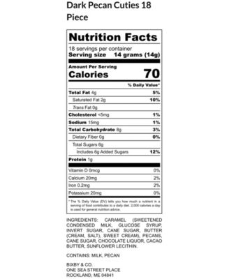 Pecan Caramel Cutes Milk Chocolate, 18 Pieces