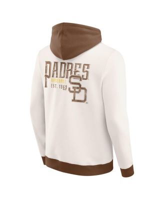 Darius Rucker Collection by Men's Cream San Diego Padres Polar Fleece Full-Zip Hoodie