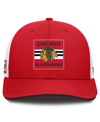 Men's Red/White Chicago Blackhawks Centennial Adjustable Hat