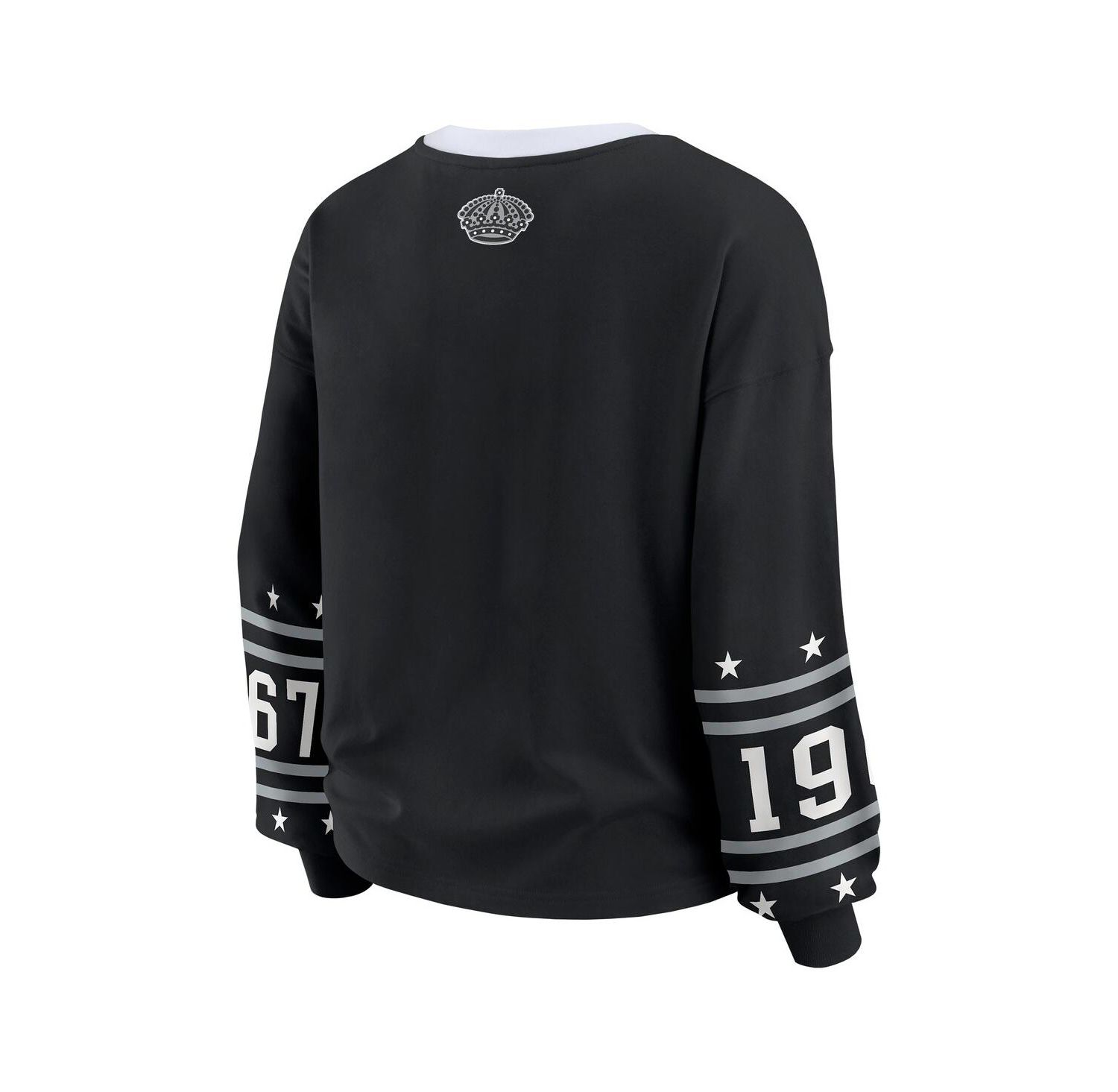 Women's Black Los Angeles Kings Long-Sleeve Sport T-Shirt