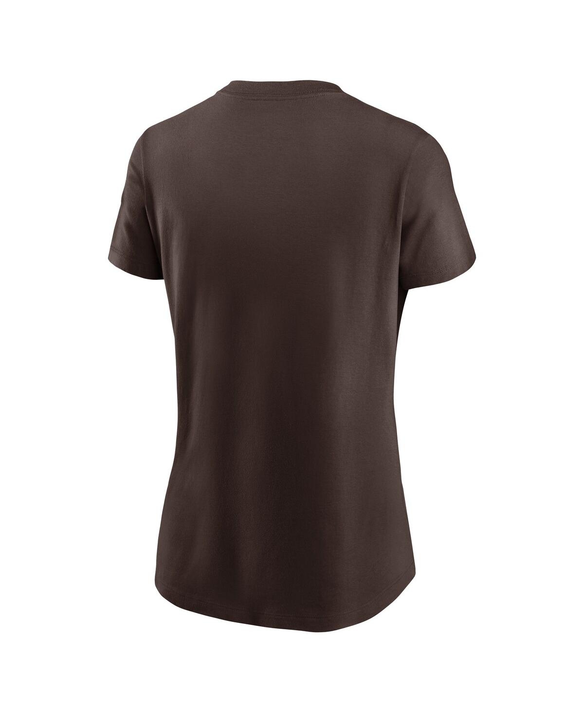Nike Women's Brown San Diego Padres 2025 Mlb Postseason Authentic Collection T-shirt In Brown