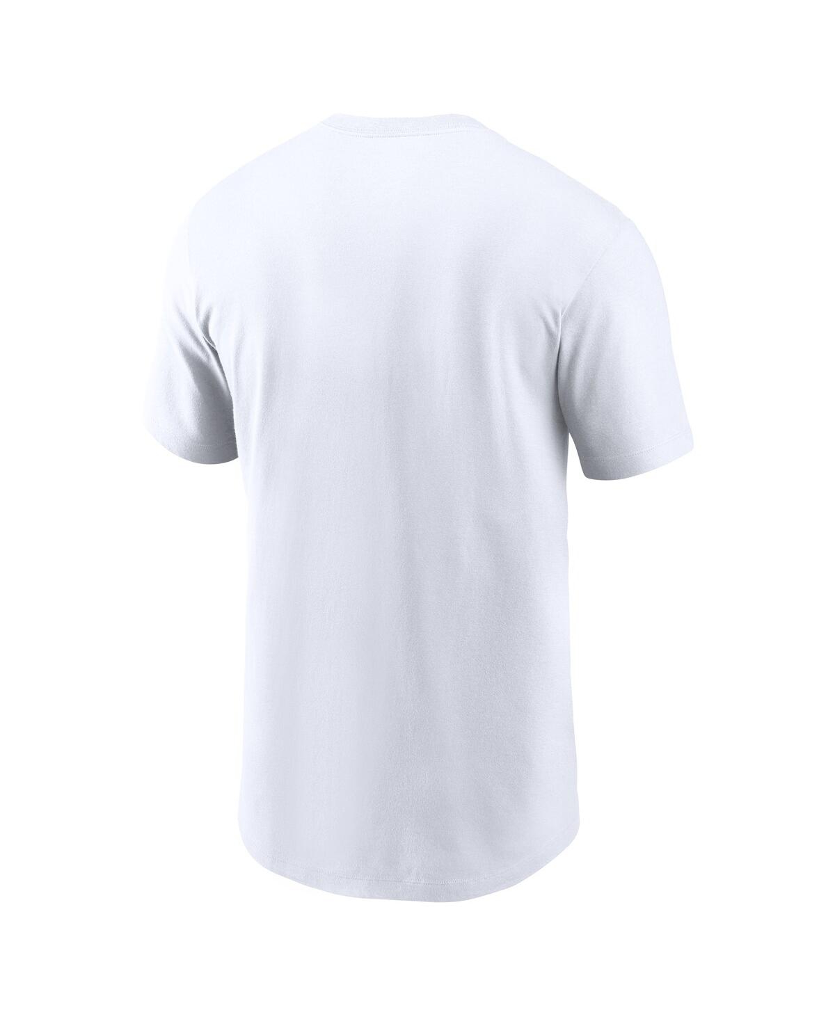 Nike Men's White Stanford Cardinal Heritage S Vintage T-shirt In White