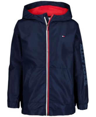 Tommy Hilfiger - Boys 8-20 Full Zip Hooded Windbreaker Jacket