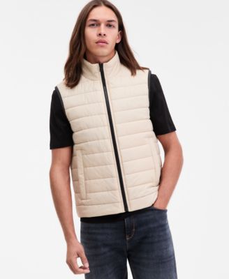 Men's Barvino2435 Slim-Fit Quilted Full-Zip Liner Vest