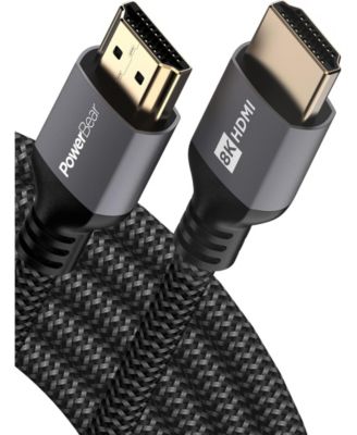 HDMI Cable 15' 8K 4K High Speed Braided Cord for Laptop Monitor PS5 Xbox Fire TV