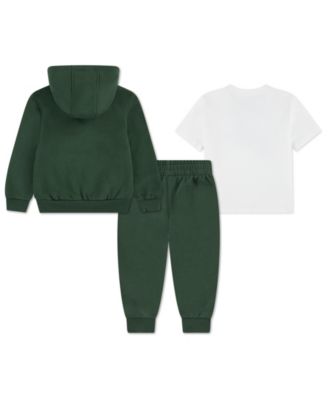 Boys' Toddler 2T-4T Long-Sleeve Hoodie, T-Shirt and Jogger Pants, 3-Piece Set