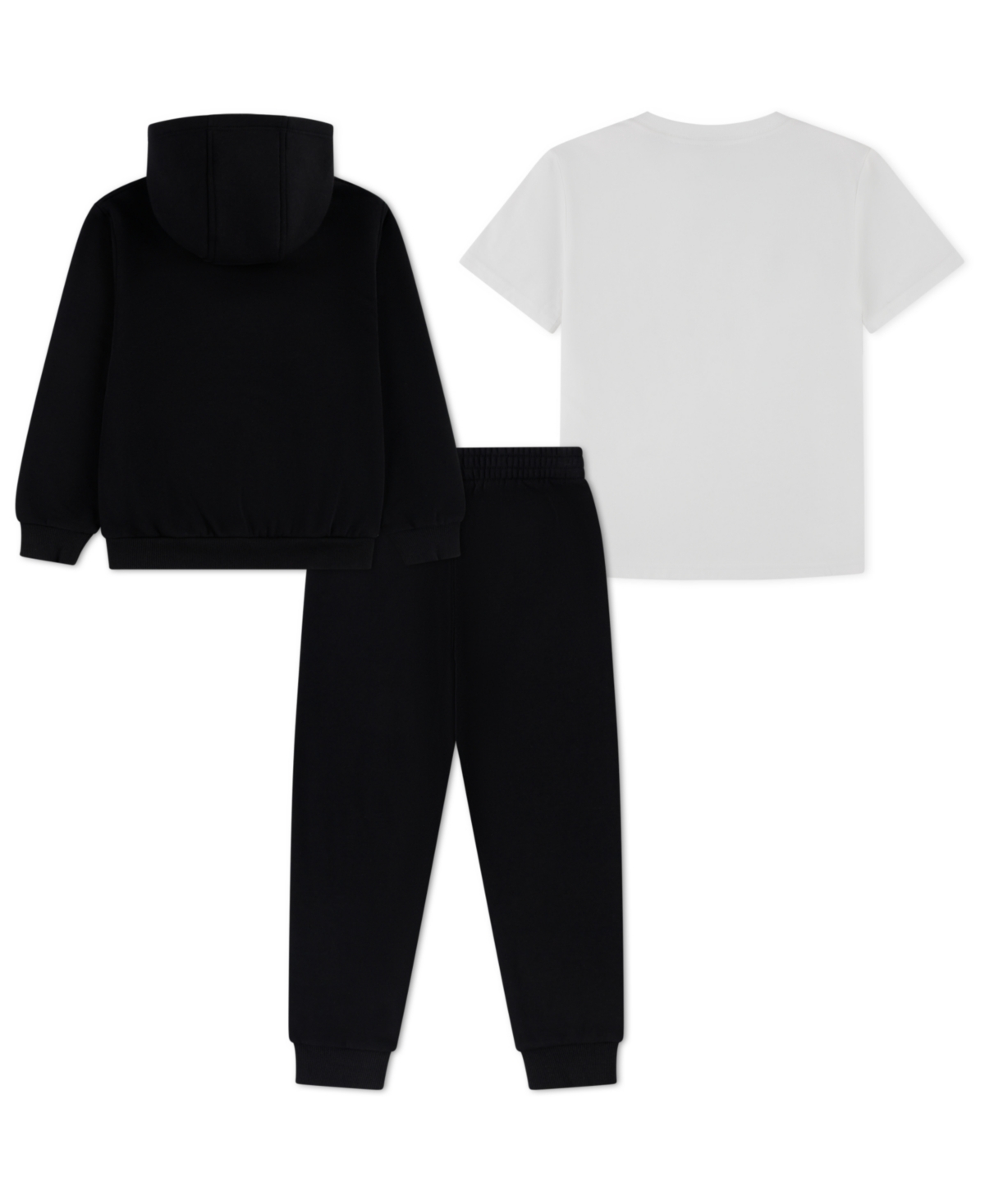 Nike Boy 4-7 Long-sleeve Hoodie, T-shirt And Jogger Pants, 3-piece Set In Multi