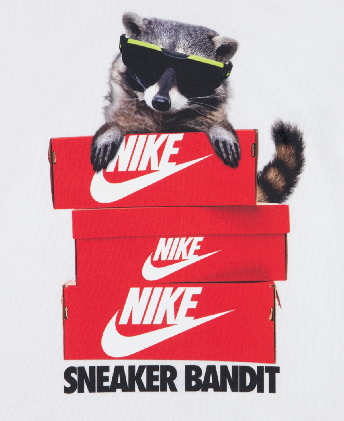Nike Boy 4-7 Sneaker Bandit Printed Short-sleeve T-shirt In White