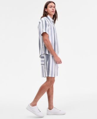 Men's Eilish Regular-Fit 6" Striped Shorts, Macy's Exclusive