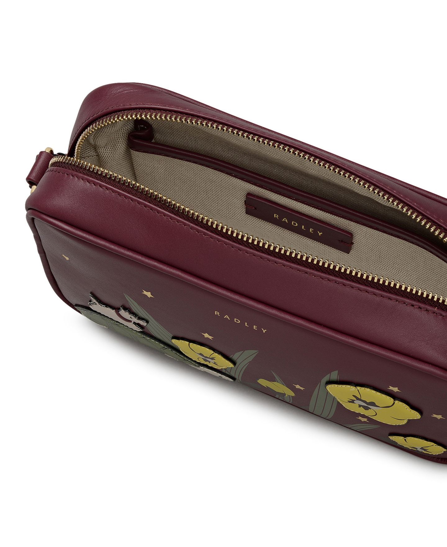 Женская сумка Radley London Midnight Wanderer Small Zip-Top Crossbody, цвет: Тёмный вишнёвый — фото 3