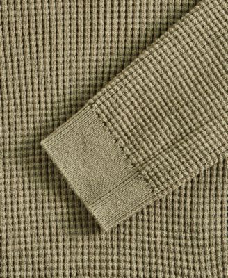 Men's Waffle-Knit Pullover Hoodie, Exclusively at Macy's