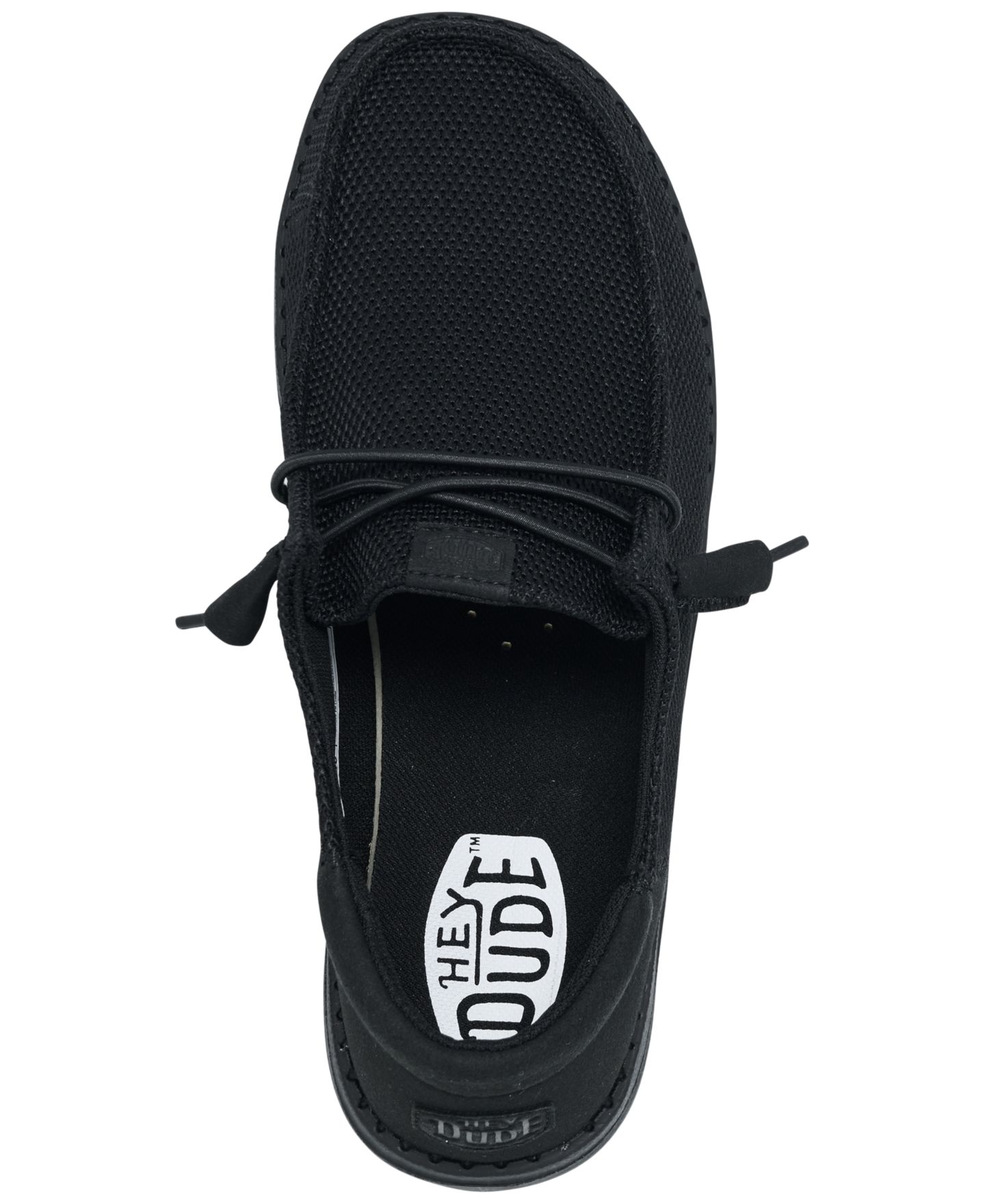 Женские кроссовки Hey Dude Wendy Funk Mono Casual Moccasin, цвет: Чёрный — фото 5