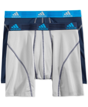 adidas Men's Climalite 2 Pack Boxer Brief