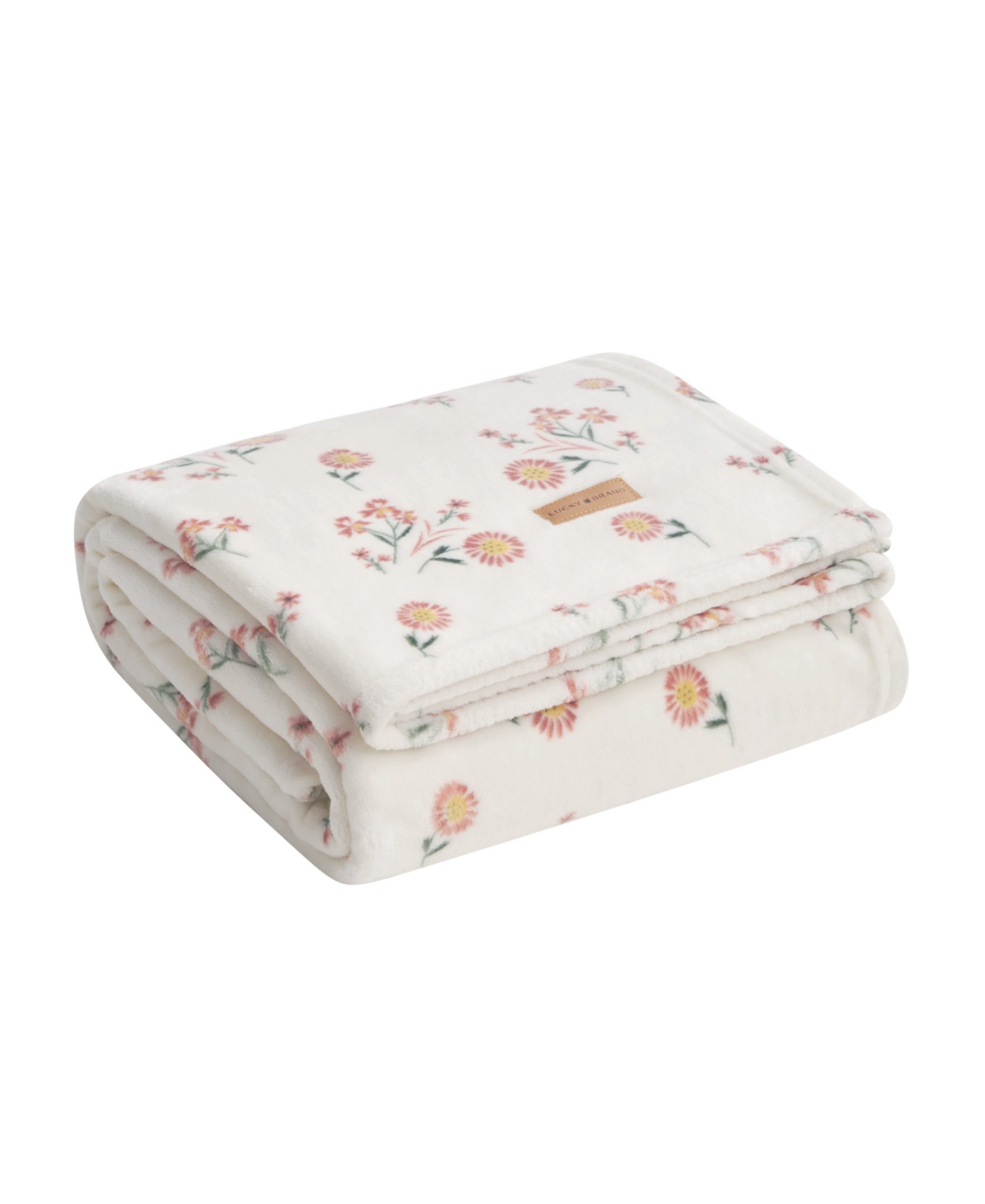 Lucky Brand Daisy Floral Cozy Plush Blanket, Twin/twin Xl In Multi