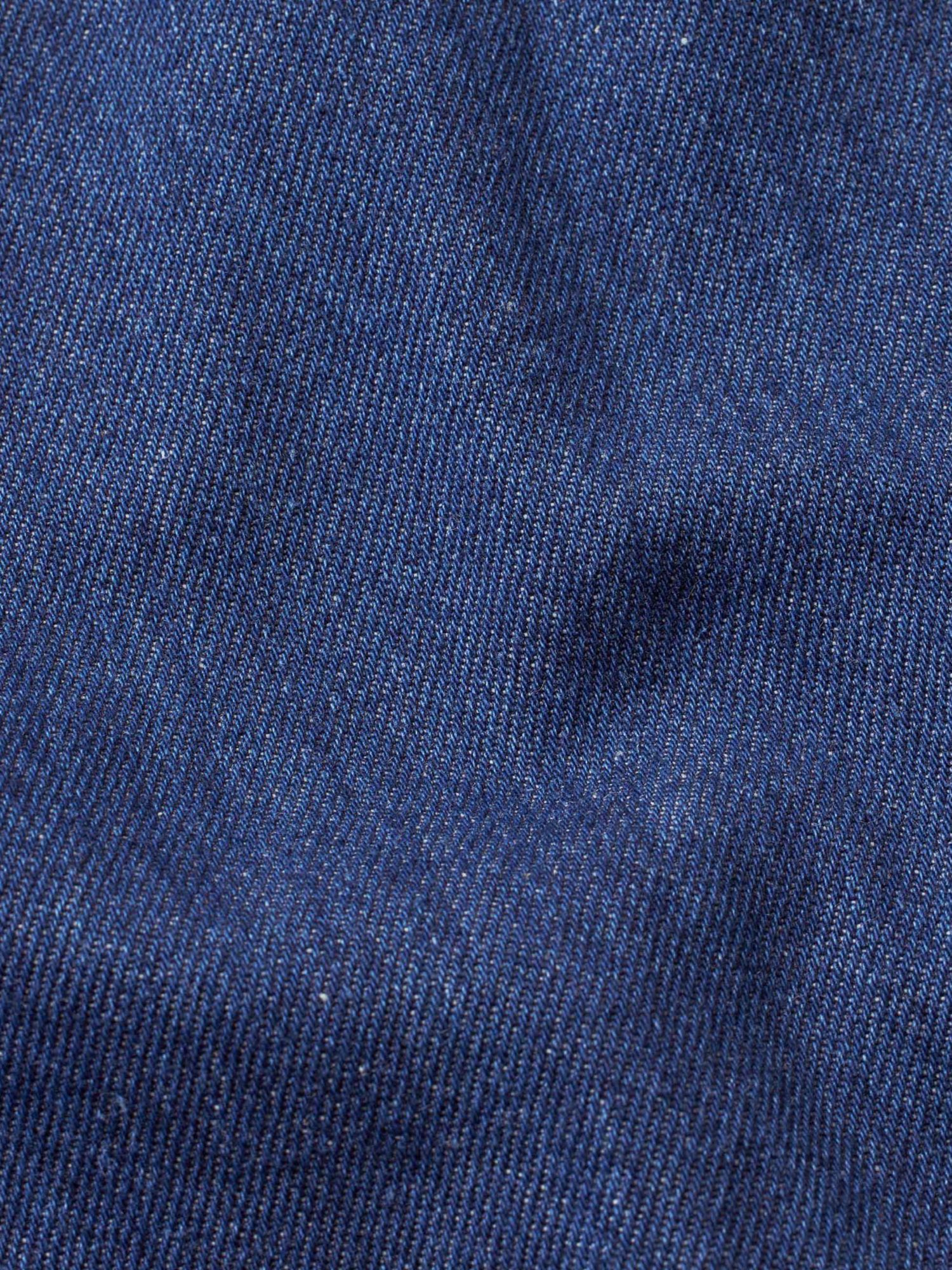 Women's Long Sleeve Velvet Collared Denim Jacket