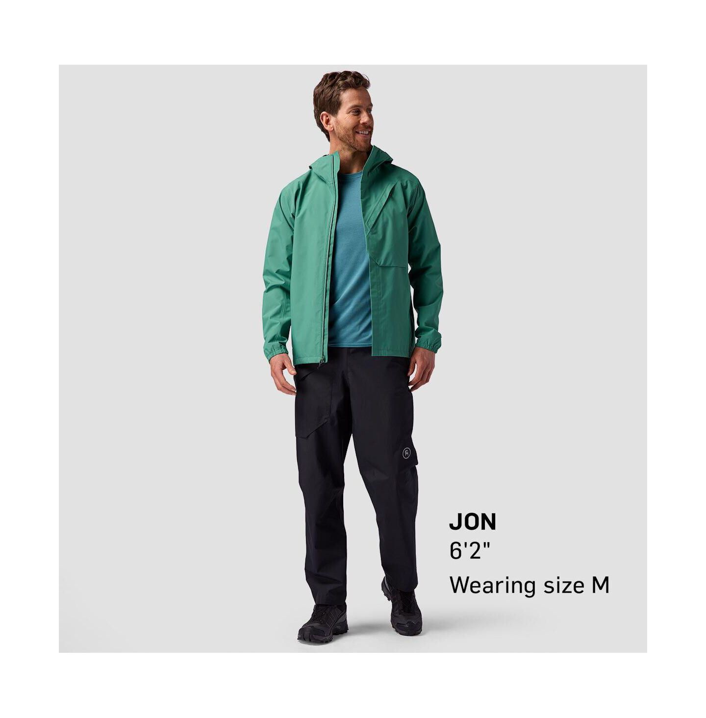 Мужские брюки Backcountry Kanarra 2.5L Rain Pant, цвет: Чёрный — фото 6