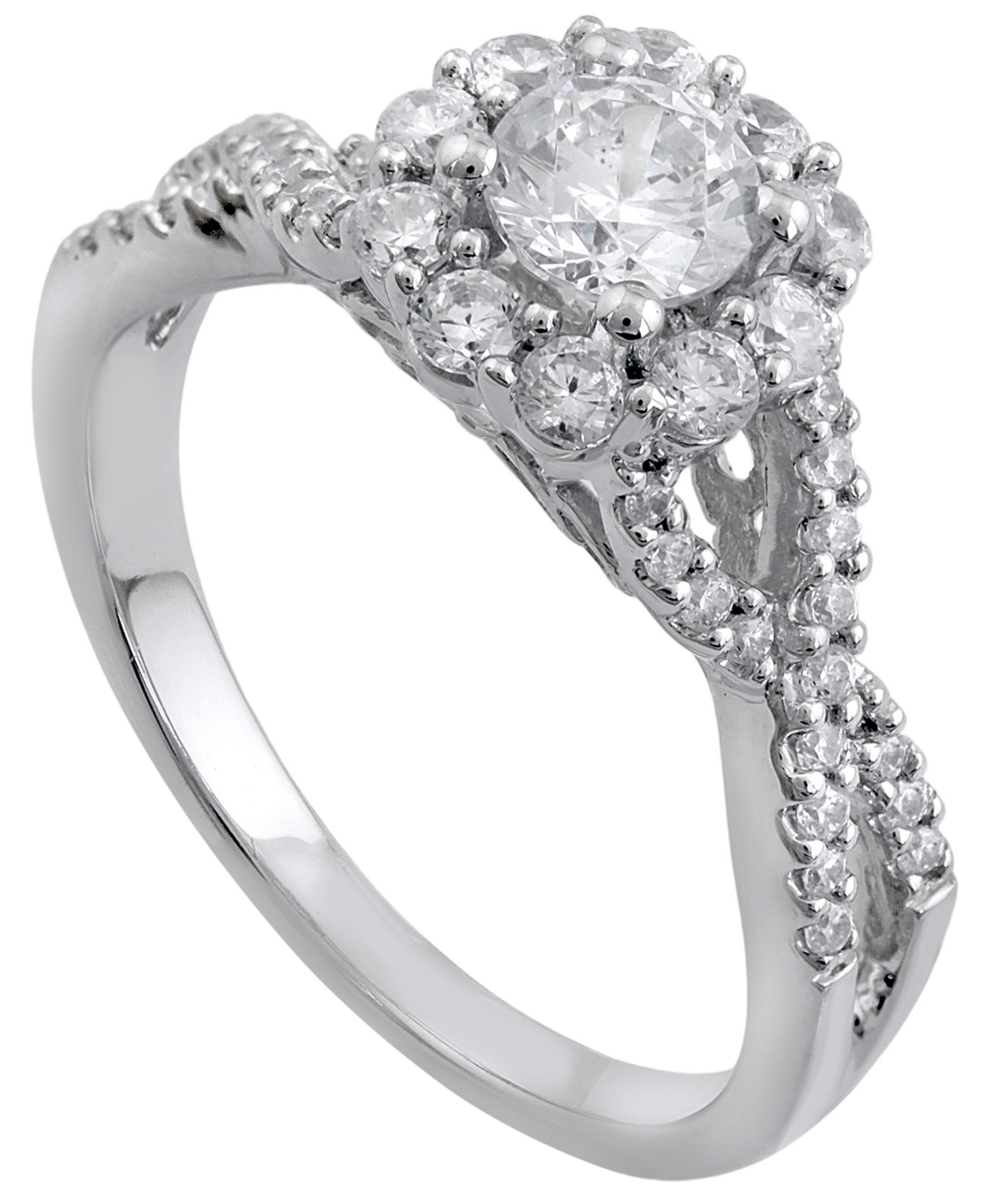 Macy's Diamond Ring (1 Ct. T.w.) In 14k White Gold