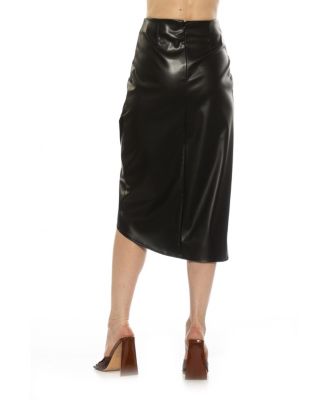Women's Kai Faux Leather Skirt