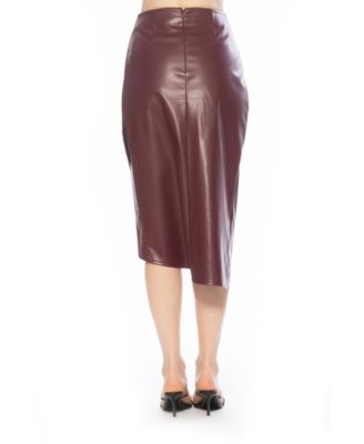 Women's Kai Faux Leather Skirt