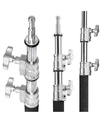 Handheld Bracket for STORM 80c LED Light, 2-Pack, Bundle with Flashpoint 10' C Light Stand on Turtle Base Kit