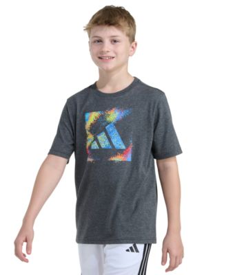 Boys' 8-20 Short-Sleeve Spray Gradient Logo T-Shirt