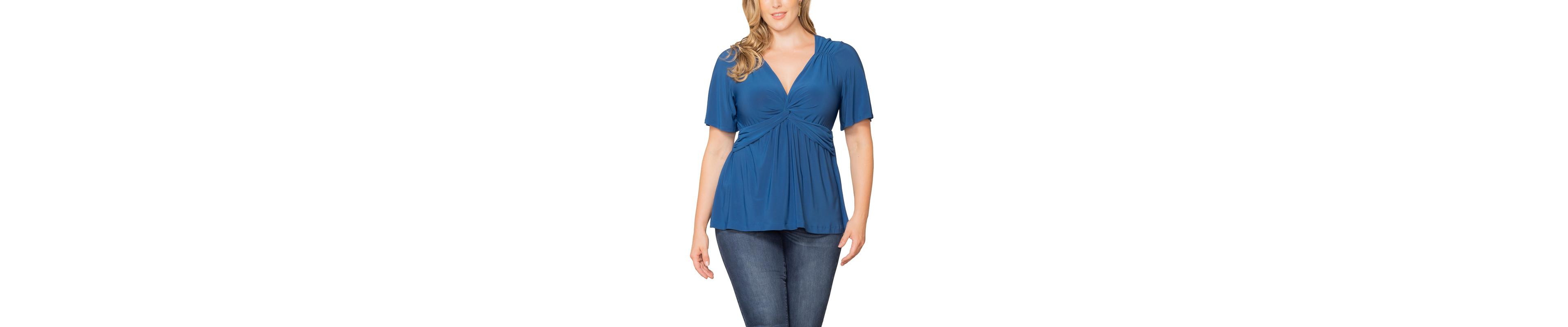 Kiyonna Plus Abby Twist Front Top