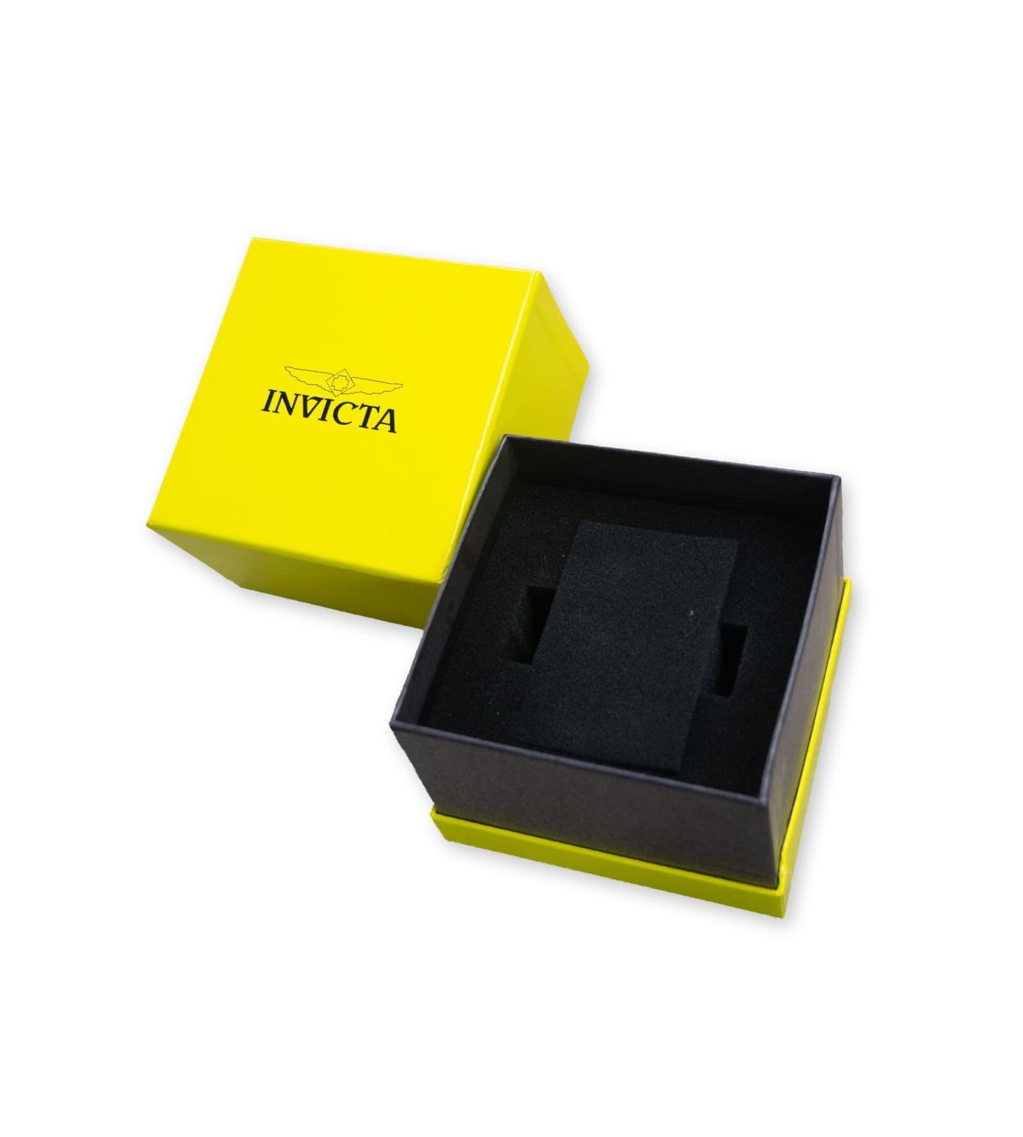 Мужские часы Invicta 46659 Vintage Quartz 3 Hand Black Dial, цвет: Серебряный — фото 3