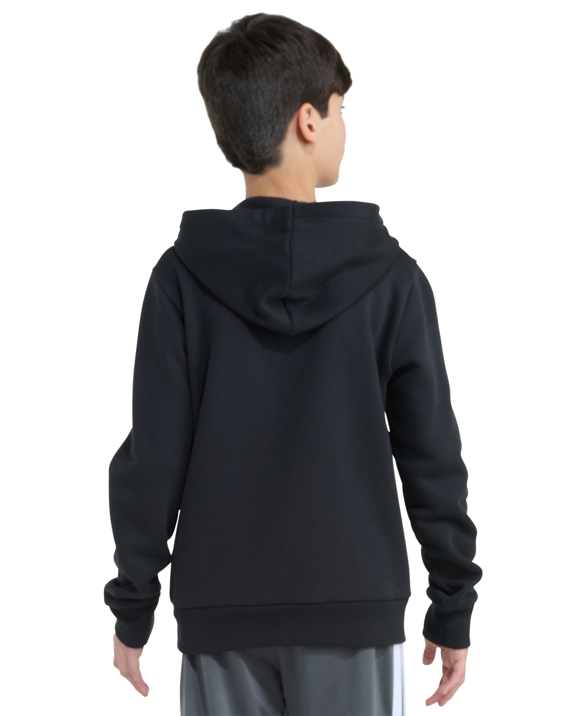 adidas Boys 8-20 Long-Sleeve Hooded Collegiate Sweatshirt