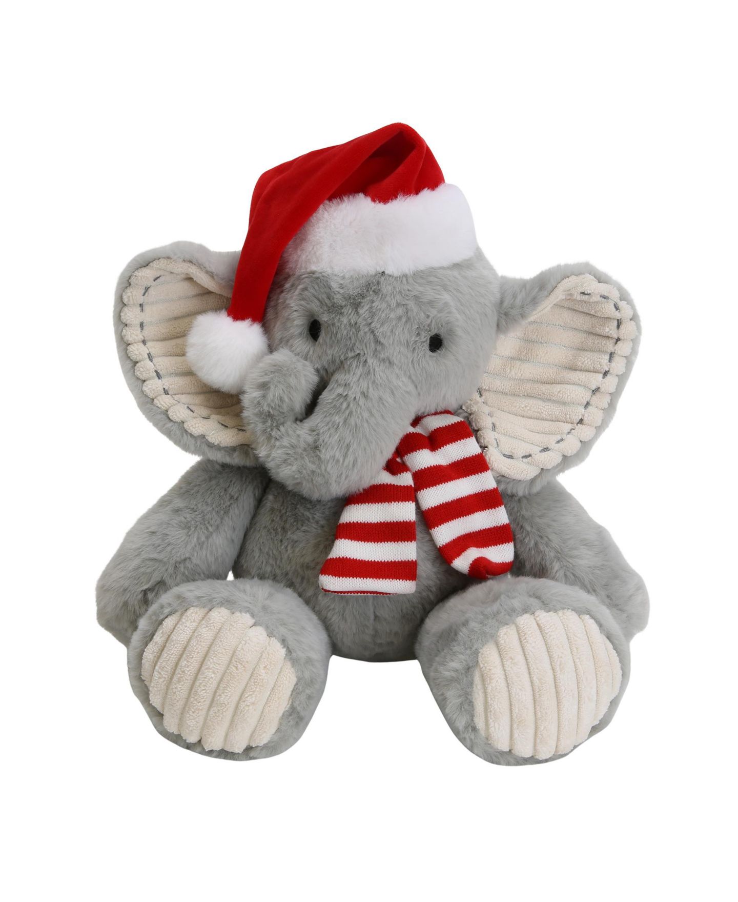 Детская мягкая игрушка Lambs & Ivy Holiday Jett 13" Plush, цвет: Серый — фото 1