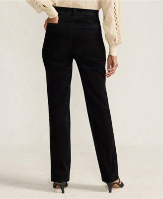 Women's Corduroy High Rise Rail Straight Leg Pants