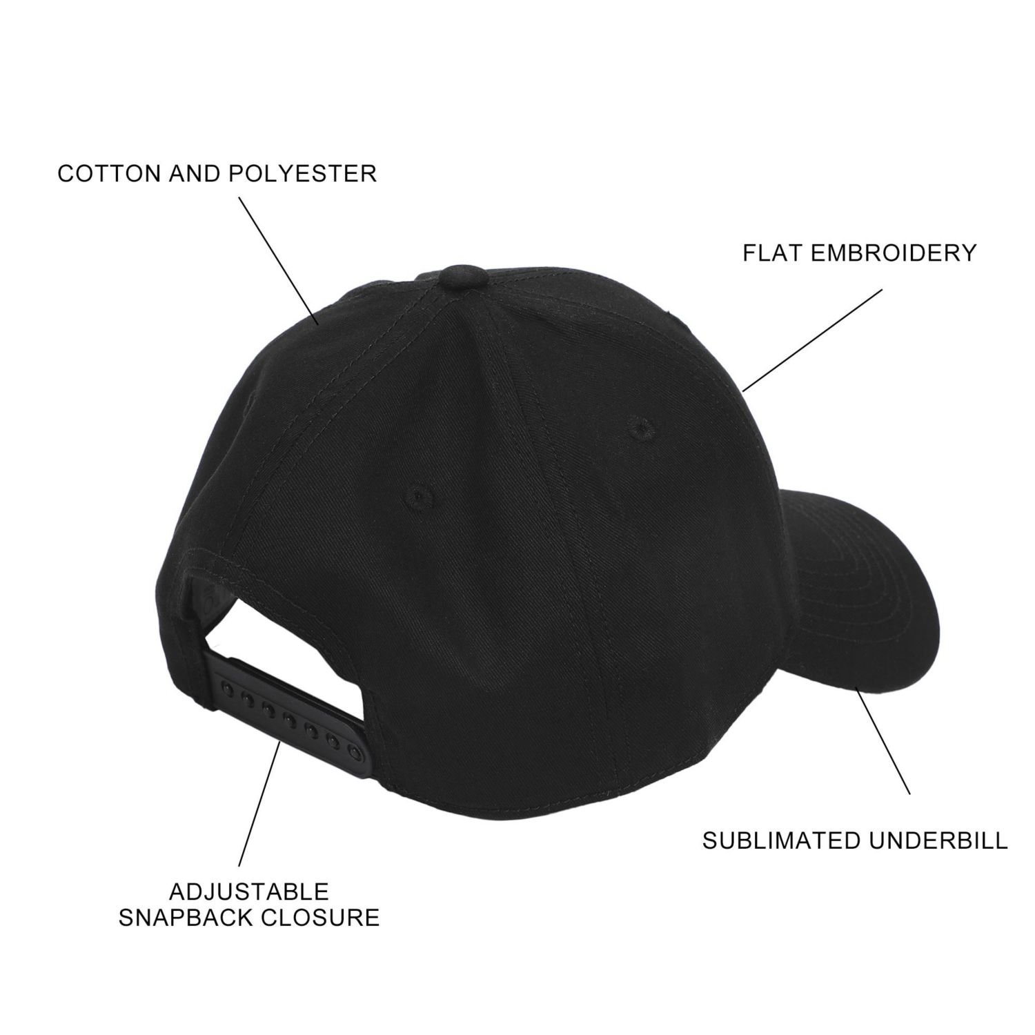 Men's Itachi Embroidery And Sublimation Cotton Twill B2 Ball Cap Traditional Adjustable