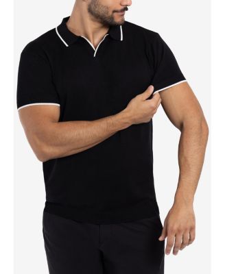 Men's Collar V-Neck Polo Sweater