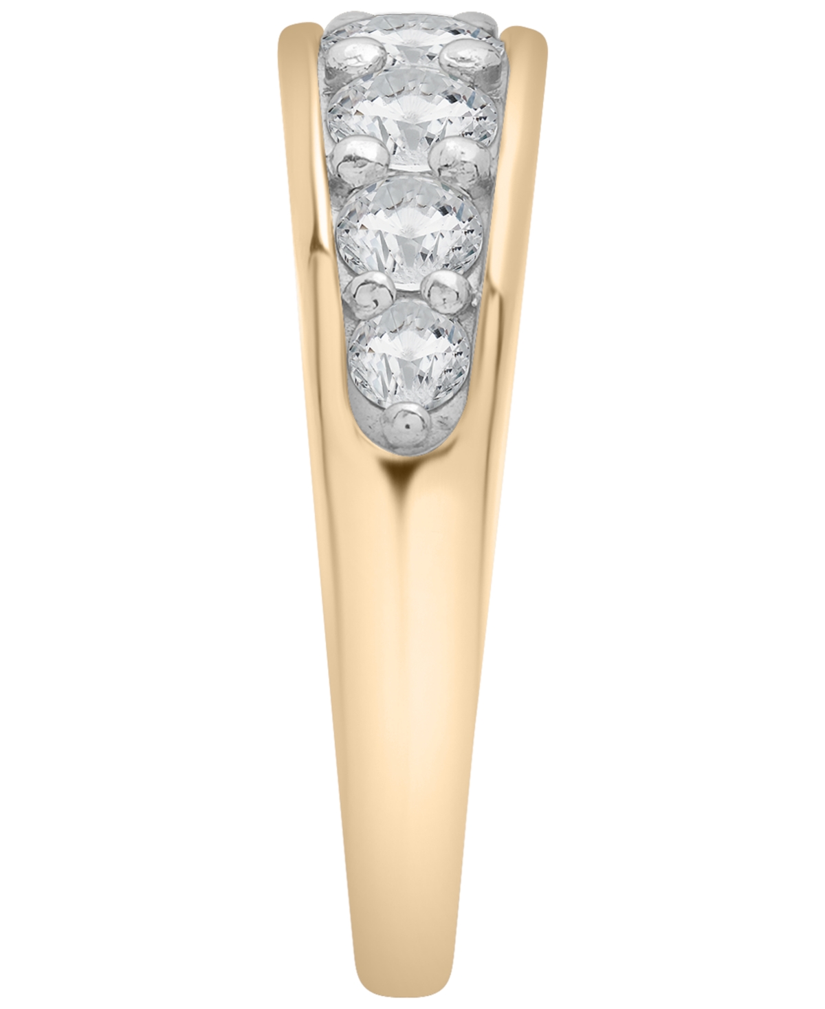 Macy's Diamond Graduated Ring (1ct. T.w.) In 14k Yellow Gold In Gold