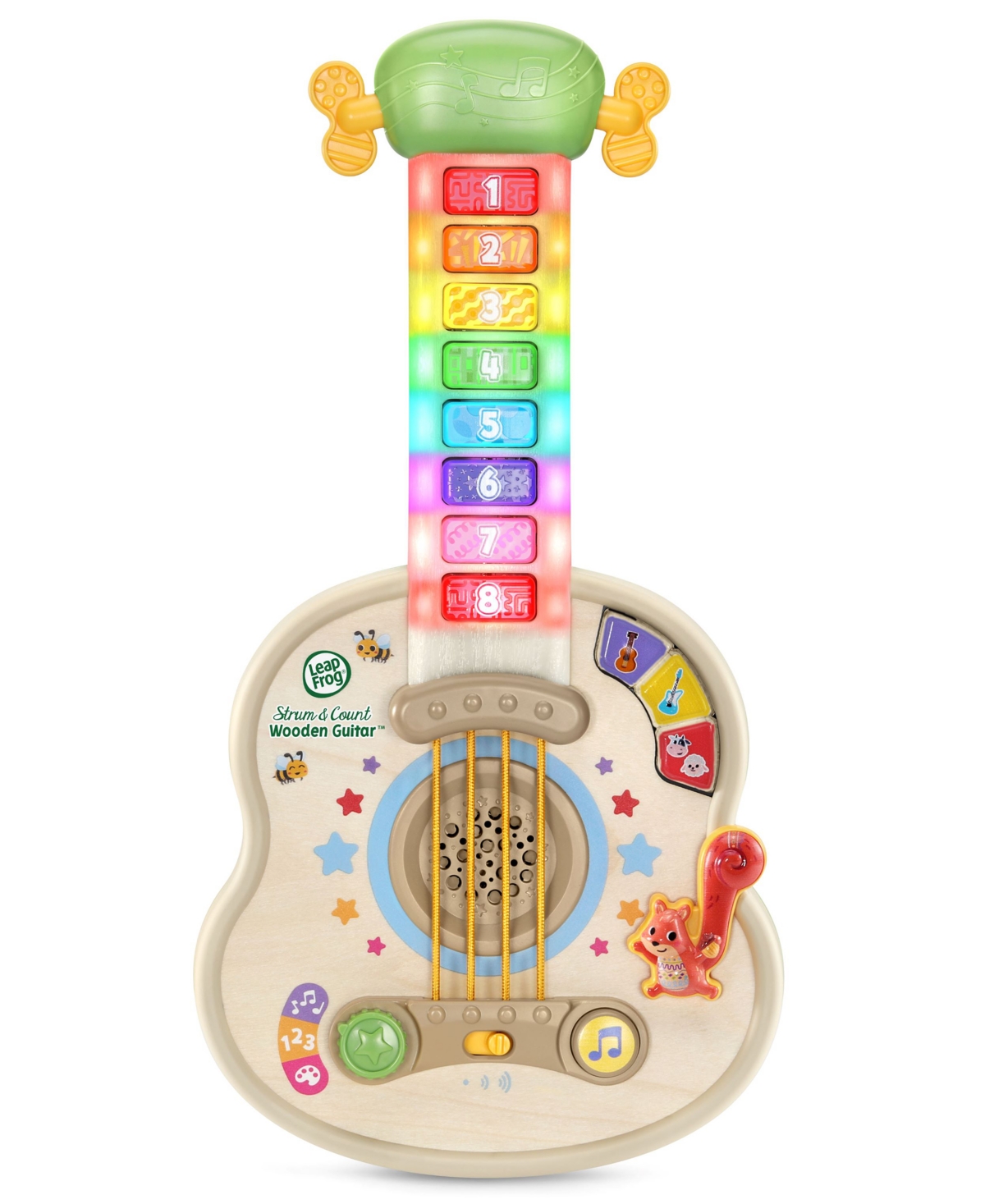 Vtech Count Strum Wooden Guitar In Multi