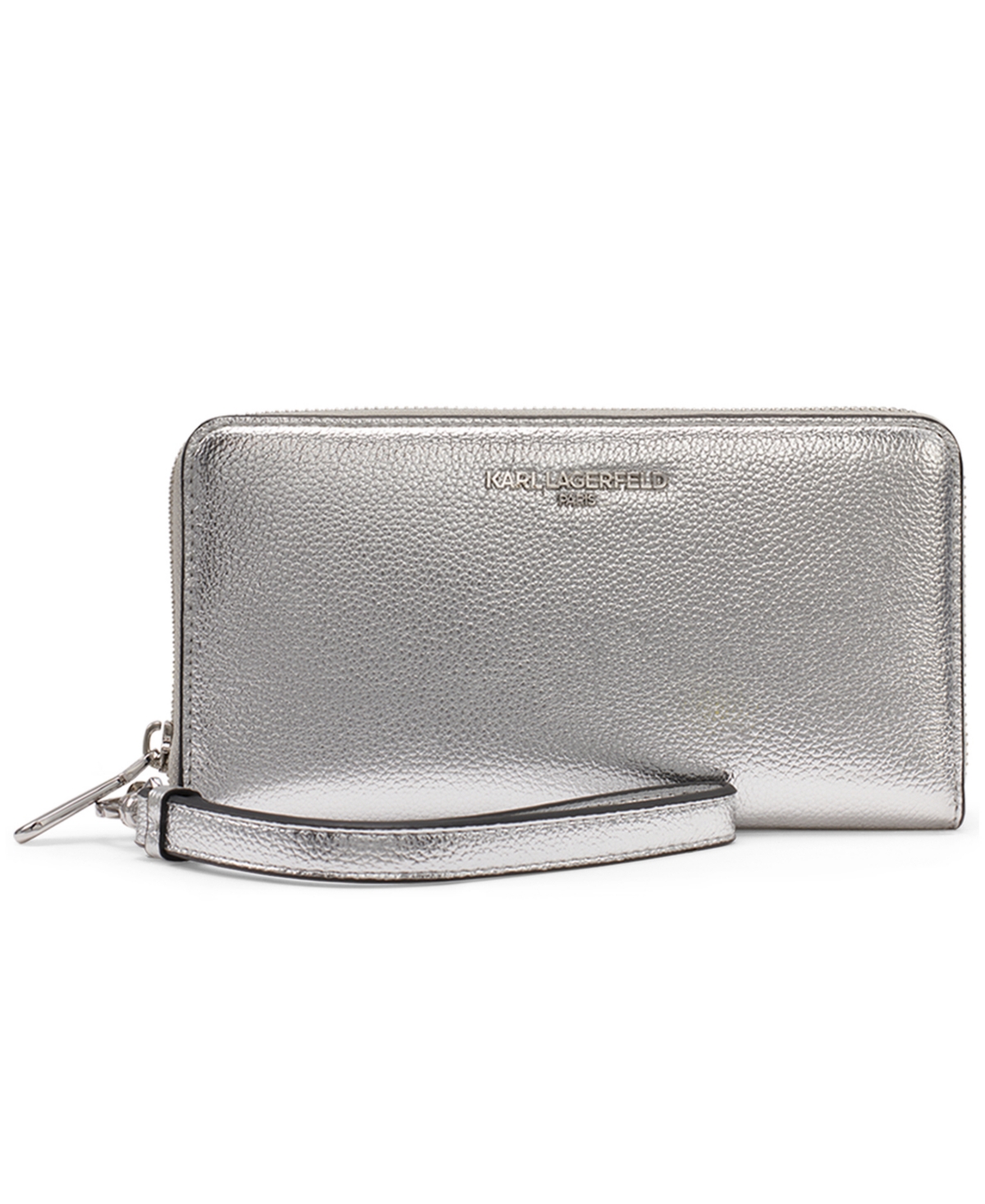 Karl Lagerfeld Boxed Wallet In Metallic